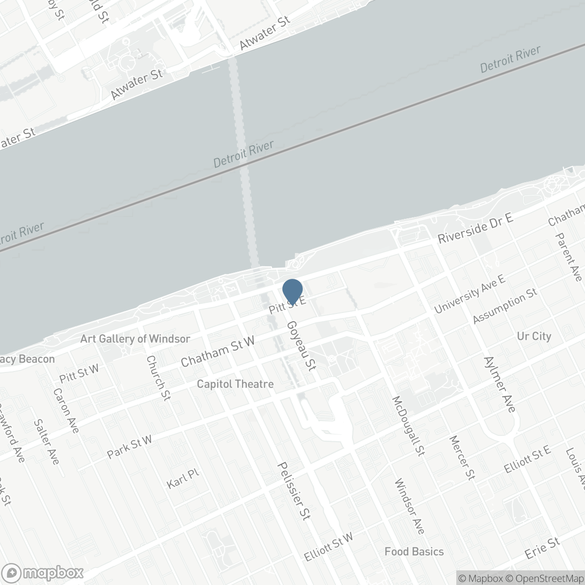 111 RIVERSIDE DRIVE East Unit# 116, Windsor, Ontario N9A 2S6